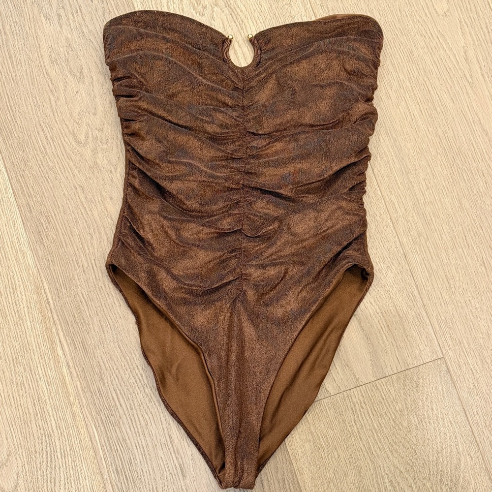 Jade Swimwear in Rich Brown
